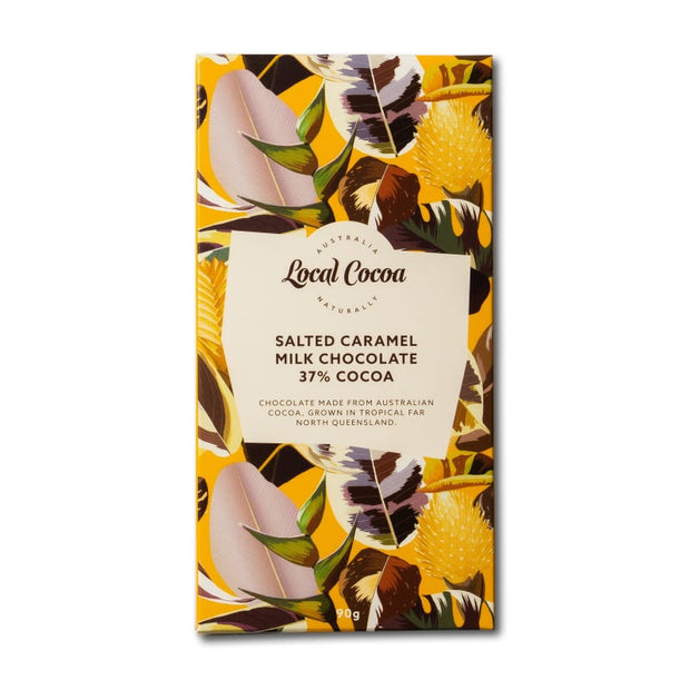 Local Cocoa Salted Caramel Milk Chocolate Bar 90g