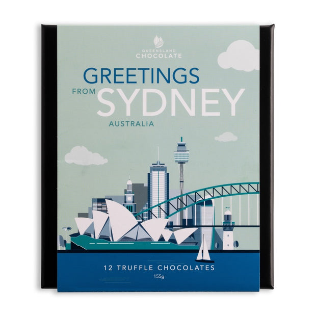 Greeting from Sydney Truffles Gift Box 12pc