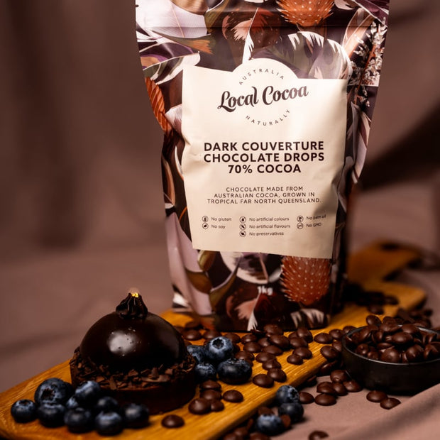 Local Cocoa Dark Couverture Drops 70% 1kg