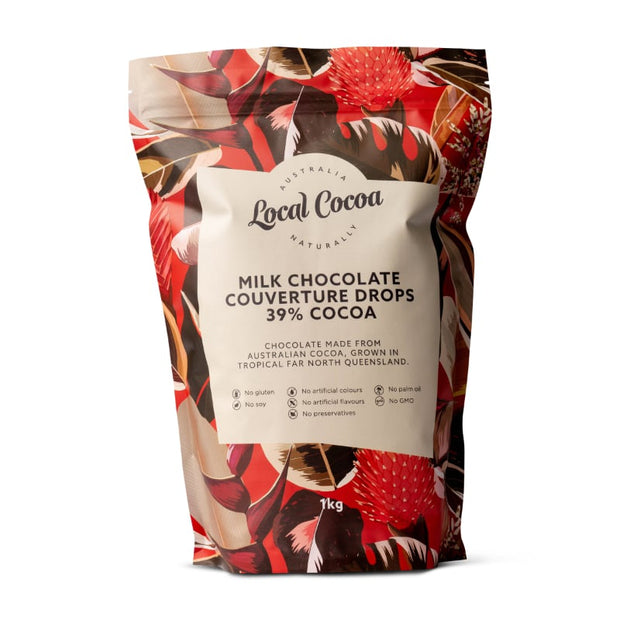 A Local Cocoa Milk Couverture Drops 39% 1kg